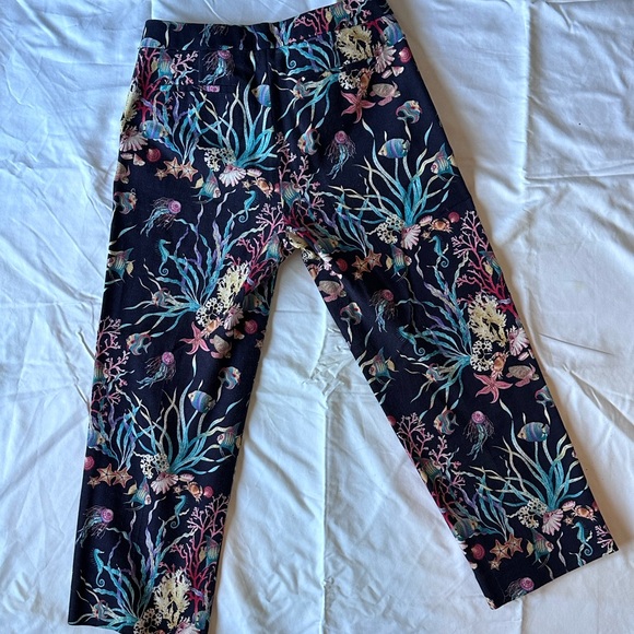 J Crew Collection Cropped Women’s Print Cropped Pant - Picture 3 of 9